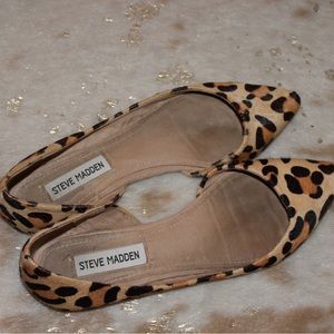 Steve Madden Cheetah Print Flats